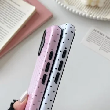 Longlayss Cute Polka Dot iPhone 17 Case for Women