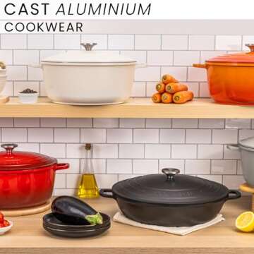 Nuovva Lightweight Dutch Oven – Non Stick Cooking Pot