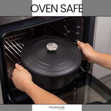 Nuovva Lightweight Dutch Oven – Non Stick Cooking Pot