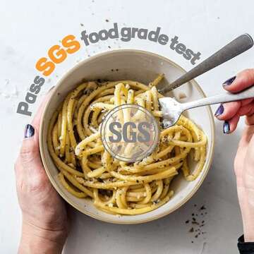 Artena Soup Bowls 32 OZ, Cereal Bowls Set of 4, Embossment Ceramic Ramen Bowls, 6.3 Inch White Salad Bowls, Large Dinner Bowls for Pho, Noodle, Pasta, Snacks, Dishwasher Microwave Safe, Wheat Leaf