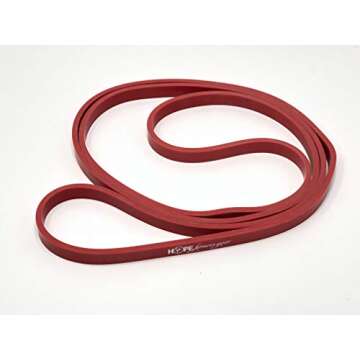Hope Fitness Gear Large Loop Resistance Bands - Pull Up Assist Bands (Red, 72)