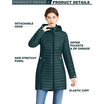 Stylish Women's Lightweight Puffer Jacket for Winter