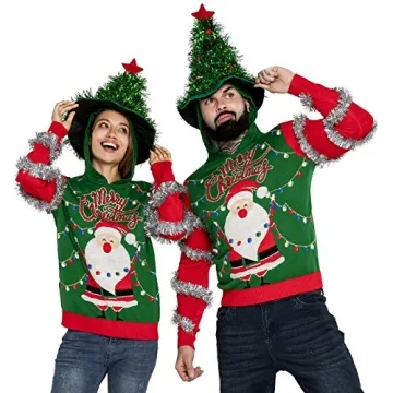 Men’s Ugly Christmas Sweater Unisex Novelty Pullover