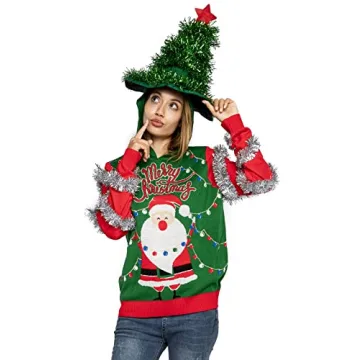 Men’s Ugly Christmas Sweater Unisex Novelty Pullover