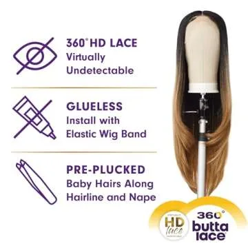 Sensationnel Butta 360 Lace Wig with Glueless Design