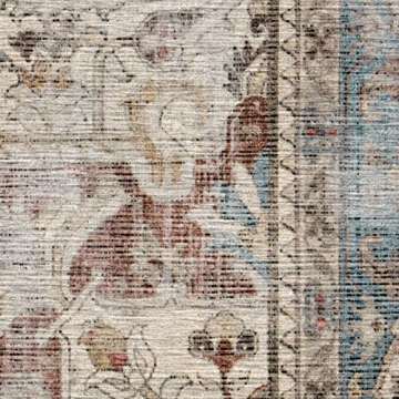 RUGGABLE Kamran Washable Rug for Living Room & Nursery