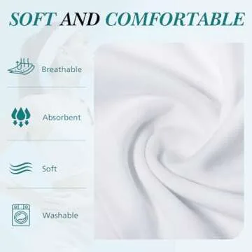 Hishexin Headbands for Women Non Slip, Stretchy Sweat Headband for Workout Yoga Running, Head Bands for Women's Hair - 8 Pack (Multicolor)