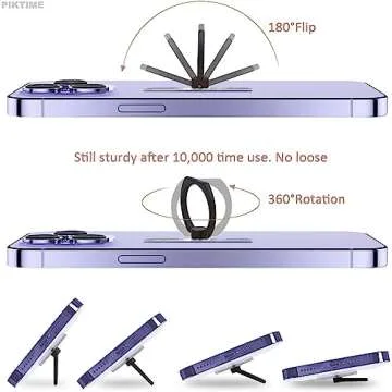 4 Pcs Cell Phone Ring Holder Grip - Clear Phone Grip A Ring Pop Socket Stand Finger Ring for Phone Case - Cell Phone Ring Grip Pop Socket Clear - Phone Pop Grip Holder Cell Phone Pop Socket Ring