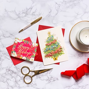 Papyrus Boxed Christmas Cards with Envelopes for Holiday Cheer