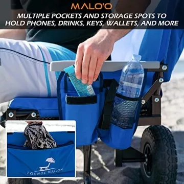 The Lounge Wagon - 3-in-1 Beach Cart and Chair Solution
