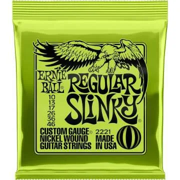 Ernie Ball Regular Slinky Guitar Strings 10-46