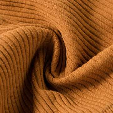 U·nikaka Cotton Rib-Knit Legging Pants with Suspenders Solid Mustard Cream Brown Baby Unisex Pants Adjustable Knot Straps Leggings Brown, 18-24 Months