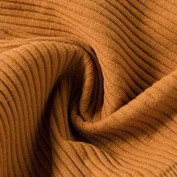 U·nikaka Cotton Rib-Knit Legging Pants with Suspenders Solid Mustard Cream Brown Baby Unisex Pants Adjustable Knot Straps Leggings Brown, 18-24 Months