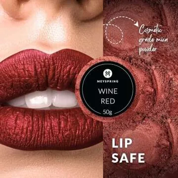 MEYSPRING Red Mica Powder - Versatile Color for Art