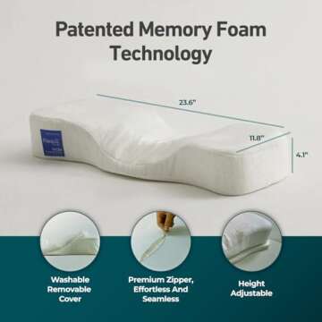 Kanuda Piano Air Pillow: Premium Orthopedic Comfort