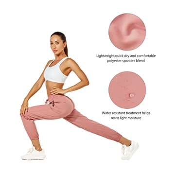 TTFLY Women's Cargo Joggers - Quick Dry Hiking & Athletic Pants