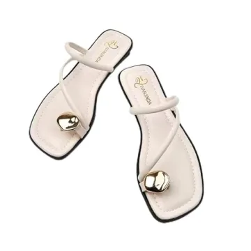 Stylish Women’s Strappy Flat Sandals for Summer Elegance