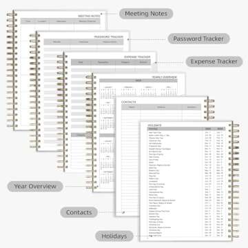 Ospelelf 18-Month Planner 2025 2026 A4 Spiral Calendar