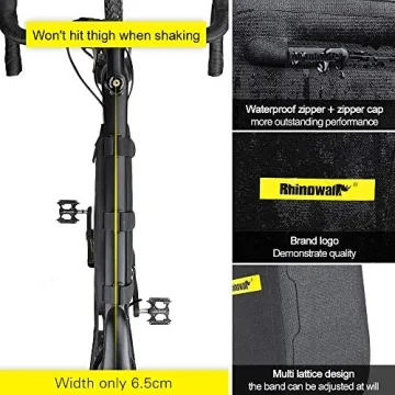 Waterproof Rhinowalk Bike Frame Bag for Cyclists