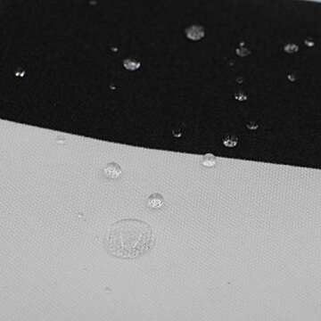 Pcinfuns Outdoor Decorative Pillows with Insert Black and White Throw Pillow Covers All Weather Patio Cushions 19" x 12" Set of 2