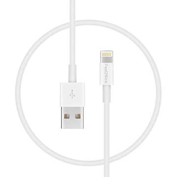 [ MFi Certified ] 5Pack 10ft iPhone Charger Cable, Long Lightning Cable 10 Foot, High Fast 10 Feet iPhone Charging Cable Cord Connector for iPhone 12 Mini 12 Pro Max 11 Pro MAX XS Xr X 6 AirPods