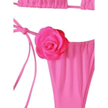 Stylish RoseSeek Two Piece Floral Bikini for Summer Fun