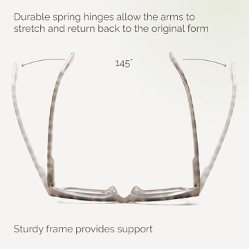 Miyya Oprah Style Women's Blue Light Reading Glasses