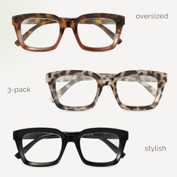 Miyya Oprah Style Women's Blue Light Reading Glasses