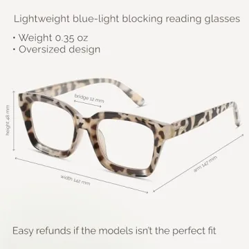 Miyya Oprah Style Women's Blue Light Reading Glasses