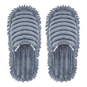 Unisex Microfiber Cleaning Slippers for Home Comfort