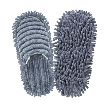 Unisex Microfiber Cleaning Slippers for Home Comfort