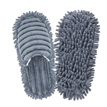 Unisex Microfiber Cleaning Slippers for Home Comfort