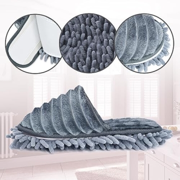 Unisex Microfiber Cleaning Slippers for Home Comfort