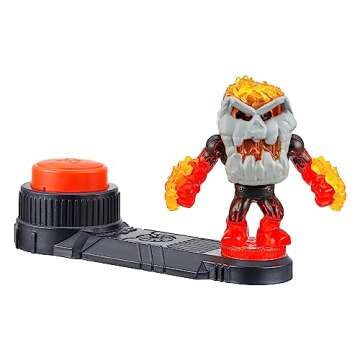 Akedo Legends of Powerstorm | Battle Giant Volcrag | Mini Battling Action Figure with Double Strike Armor | Ready, Fight, Split Strike.