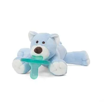 WubbaNub Blue Bear Pacifier - Safe Infant Comfort