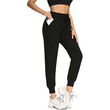 FULLSOFT Sweatpants for Women-Womens Joggers with Pockets Lounge Pants for Golf Hiking Yoga Workout ...