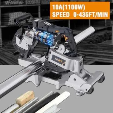 MAXXT 10 Amp Bandsaw & Table Saw - Portable Cutting Tool