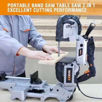 MAXXT 10 Amp Bandsaw & Table Saw - Portable Cutting Tool