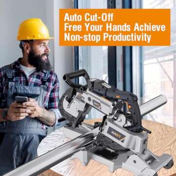 MAXXT 10 Amp Bandsaw & Table Saw - Portable Cutting Tool