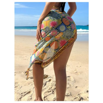 SOLY HUX Sarong Wraps for Beach & Swimwear Cover-up