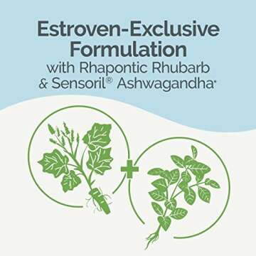 Estroven Complete + Ashwagandha Multi-Symptom Menopause Supplement for Women - 60 Ct. - Clinically Proven Ingredients Provide Menopause Relief & Night Sweats + Hot Flash Relief* - Drug-Free & Non-GMO