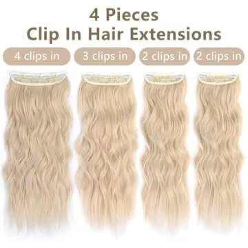 ALXNAN Clip in Extensions for Full Volume and Length
