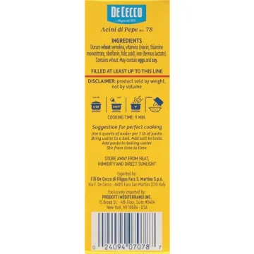 De Cecco Acini Di Pepe Pasta 16oz Quality for Soups