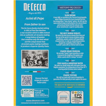 De Cecco Acini Di Pepe Pasta 16oz Quality for Soups