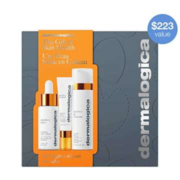 Dermalogica The Brighter Skin Set: BioLumin-C Serum (1 fl oz) BioLumin-C Eye Serum (.5 fl oz) BioLumin-C Gel Moisturizer (1.7 fl oz)