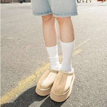 Wtoky Women's Winter Thick-Soled Snow Boots for Comfort