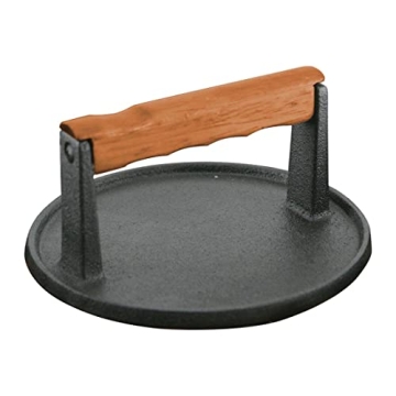Cast Iron Smash Burger Press for Perfect BBQ Cooking
