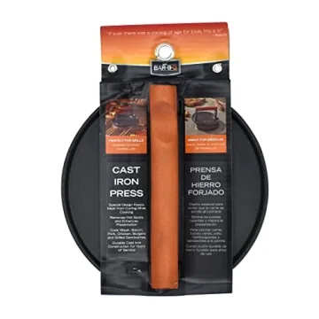 Cast Iron Smash Burger Press for Perfect BBQ Cooking