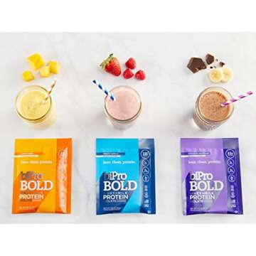 BiPro Bold Milk & Whey Protein Powder Isolate for Every Lifestyle, Creamy Vanilla, 2 Pounds - No Added Sugar, Suitable for Lactose Intolerance, Gluten Free, Contains Prebiotic Fiber