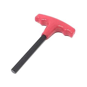 Durable 10 Pc Metric T-Handle Hex Key Set for Mechanics